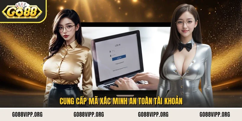 Cung cấp mã xác minh an toàn tài khoản
