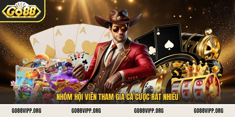 Nhóm hội viên tham gia cá cược rất nhiều